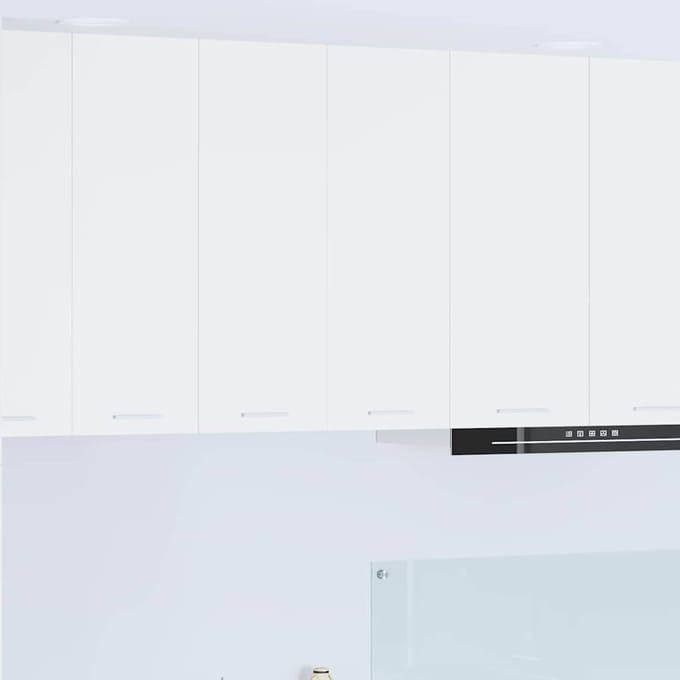 vidaXL - Hangkast - Wit - 60 - x - 31 - x - 80 - cm - Bewerkt - hout
