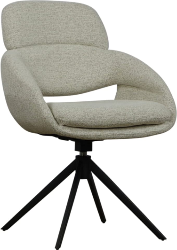 Eetkamerstoel Mats draaibaar Pressent Beige