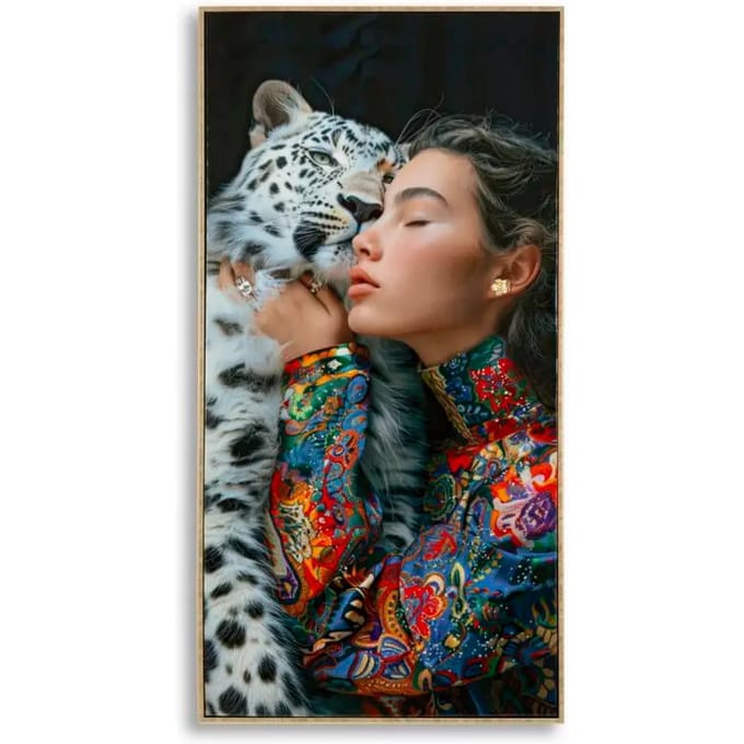 Muurdecoratie schilderij op canvas met lijst Mauro Ferretti Laccato Moira A