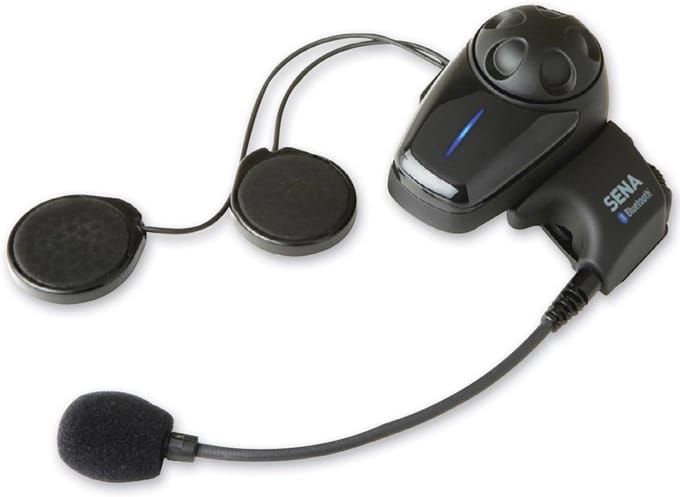 Bluetooth communicatiesysteem voor motorfietsen met kabel en zwanenhalsmicrofoon