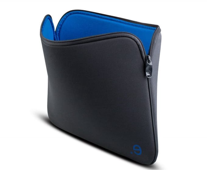 be.ez laptoptassen LA robe Graphite MacBook 12'' Grey/Blue