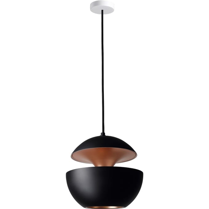 DCWéditions - HERE COMES THE SUN hanglamp - zwart/koper - 250