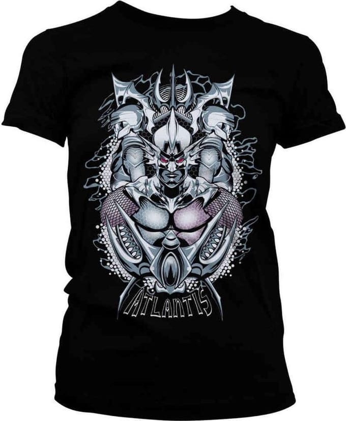 DC Comics Aquaman Dames Tshirt -M- Atlantis Zwart