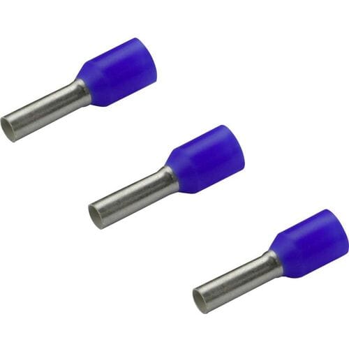Rittal 4050.734 Adereindhulzen 2.5 mm² Deels geïsoleerd Blauw 500 stuk(s)