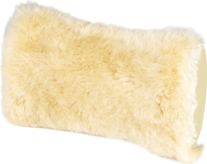 Walser Neksteun Mila gemaakt van lamsvel beige