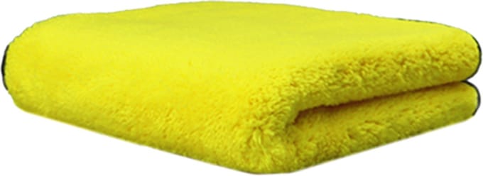 D CON MAX PROFESSIONAL MICROFIBER TOWEL YELLOW GREY 40 X 40 CM