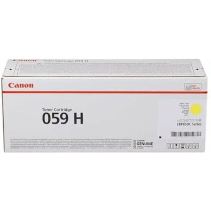 Canon 059 H toner cartridge geel hoge capaciteit (origineel)