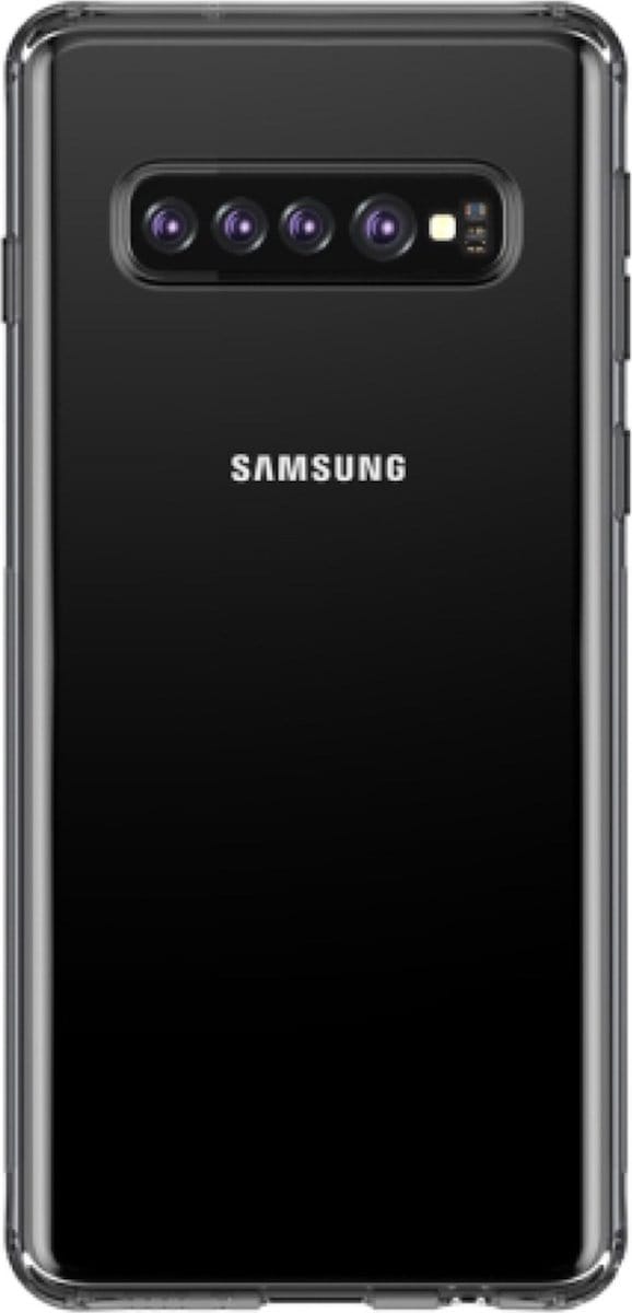 Silicone back cover Geschikt voor Samsung Galaxy S10/Transparant hoesje