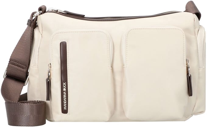 MANDARINA DUCK schoudertas Hunter Crossover Whitecap Gray beige
