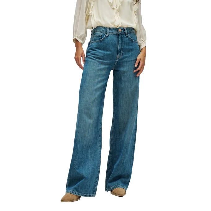 Dames Wide Leg Jeans Salsa Jeans