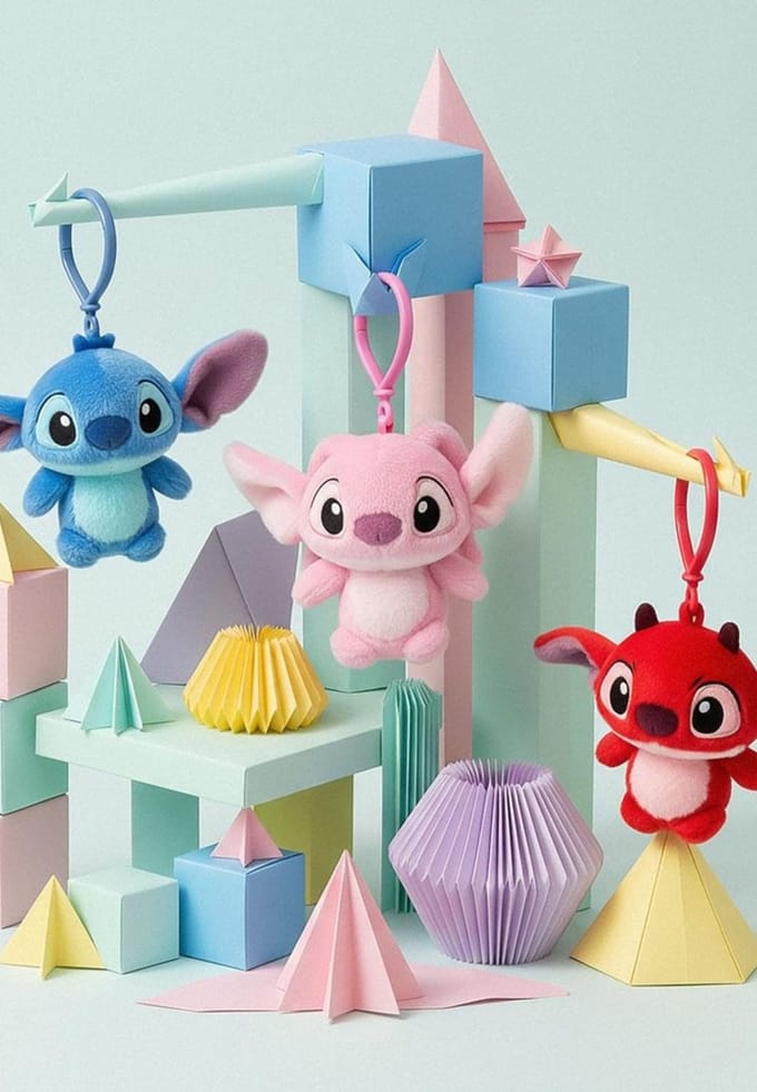 Plush Bag Clip Lilo & Stitch Stitch