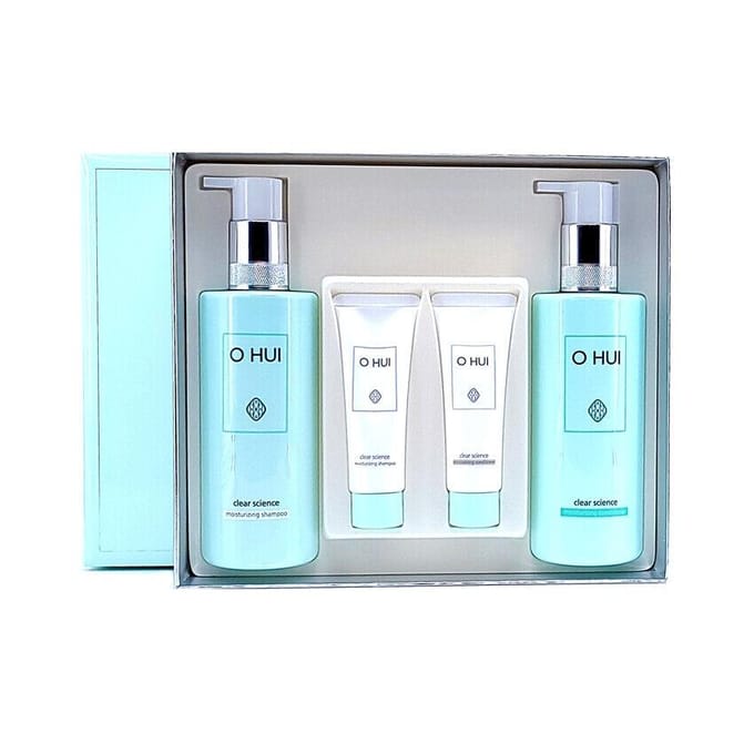 O HUI Clear Scince Ensemble Spécial Soins Capillaires 3 Articles Magasin de Luxe Coréen white