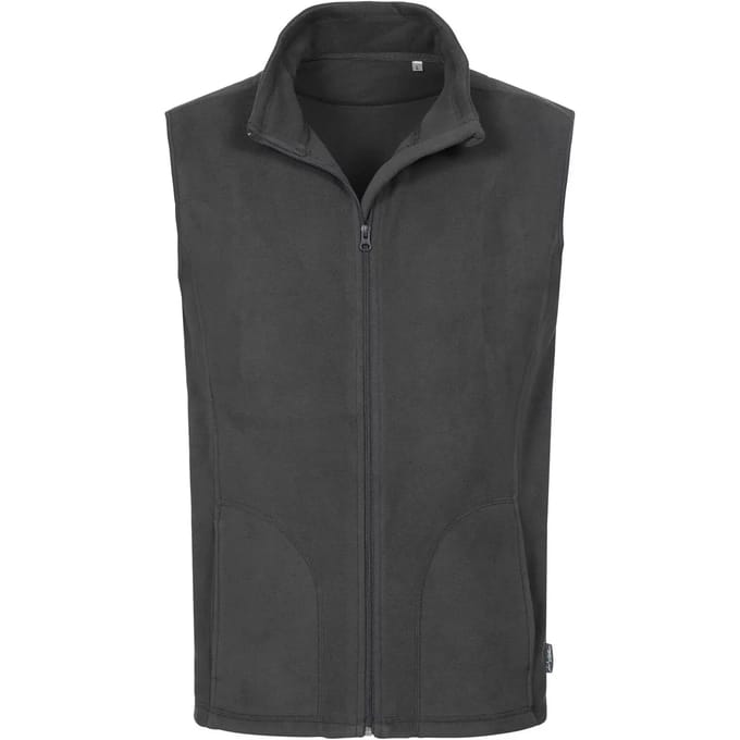 Stedman - Fleece Vest - Grey Steel (Solid) maat S