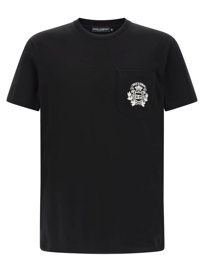 Dolce & Gabbana Zwart Katoenen T-Shirt