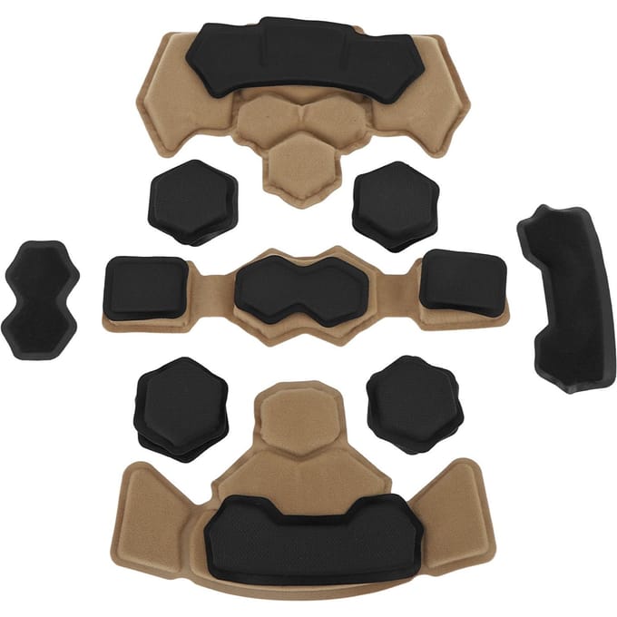 Helm Padding Kit Memory Foam Pad Beschermmat Universele Motorfiets Fiets Fiets Kussens brown