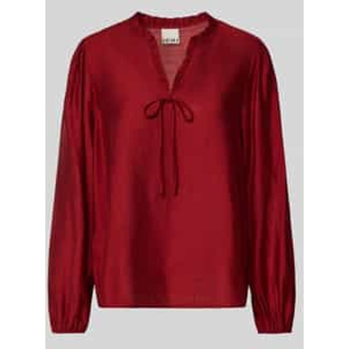 Regular fit blouse met ruches, model 'KARLANI'