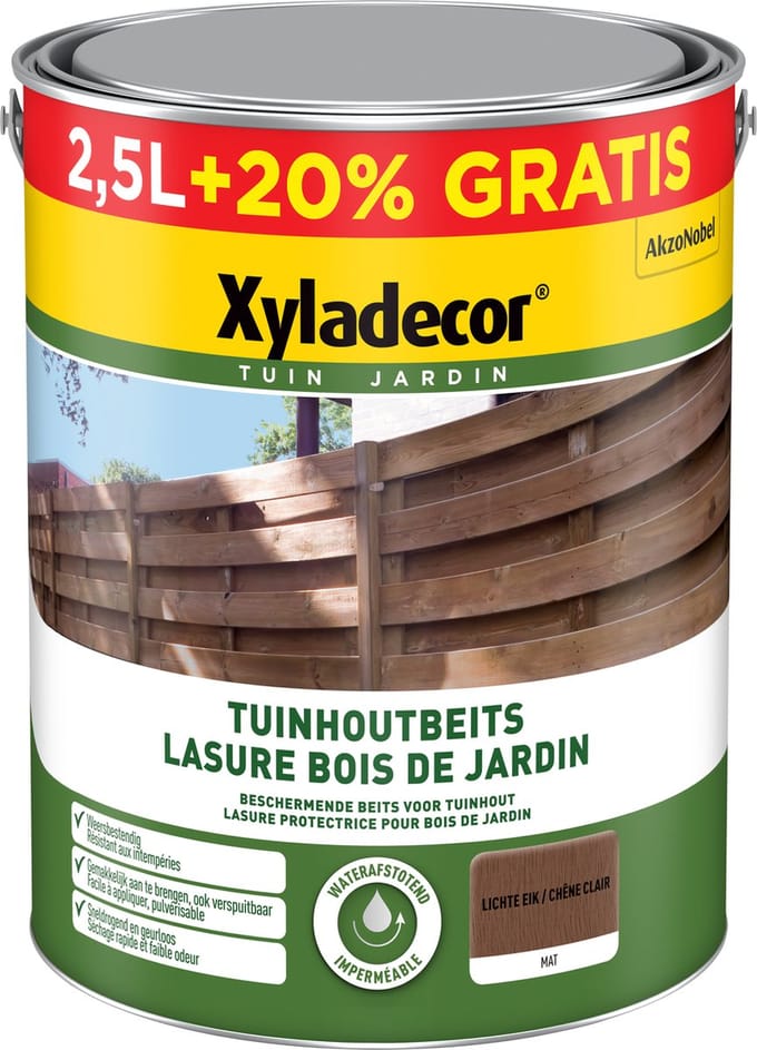 Xyladecor - Tuinhoutbeits - Lichte Eik - 3 L