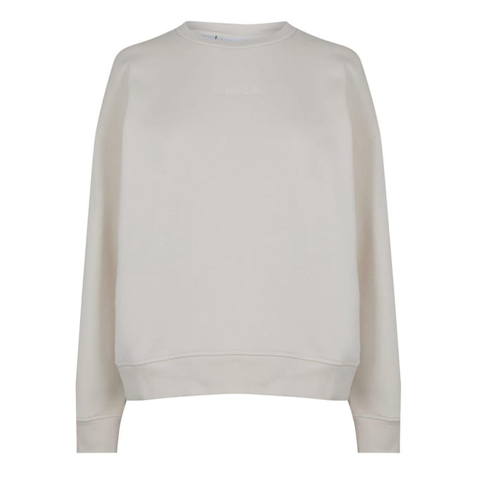 Calvin Klein Dames-sweatshirt met normale pasvorm en afhangende mouwen (Berk)