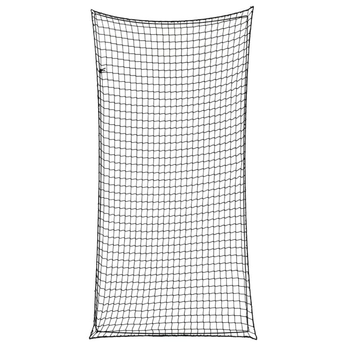 vidaXL - Aanhangwagennet - elastisch - touw - 7x3,5 - m - polypropeen - zwart