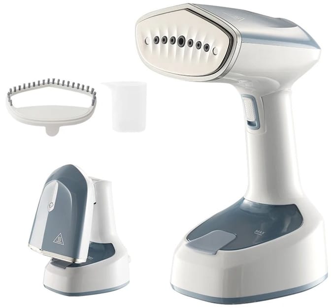 AURORAS- Luxe Handheld Kledingstomer – 1500W – Touchscreen Bediening – 15s Opwarmen – Compact & Reisvriendelijk