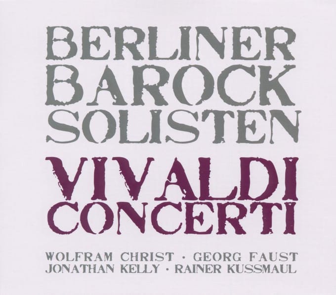 Berliner Barock Solisten - Vivaldi: Concerti (CD)