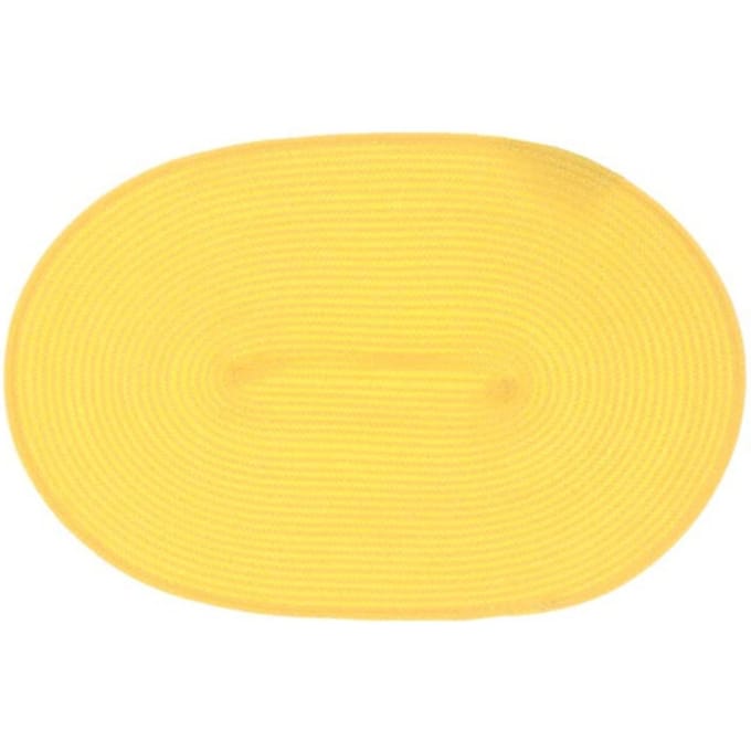 Unique Living | Placemat Daisy | Ovaal | Rotan | Geel | 45x30cm