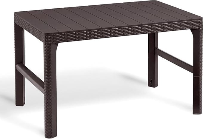 2-in-1 Verstelbare Tuintafel - Lounge en Eettafel in één