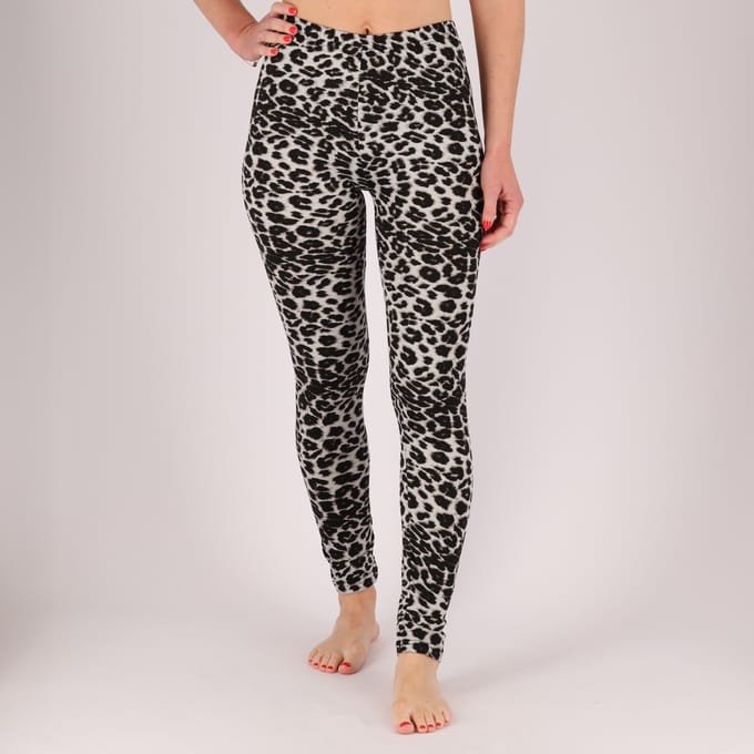 Morethansocks - Legging dames - Zebra print - Maat S t/m XXL - 2-Pack - Trendy - Lange legging
