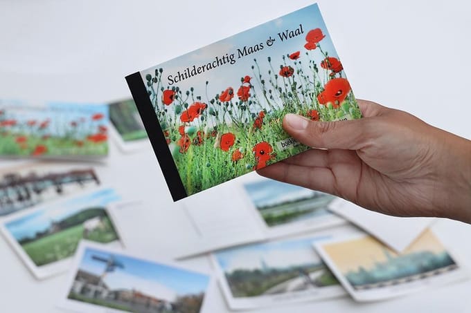 Schilderachtig Maas & Waal Ansichtkaarten boekje