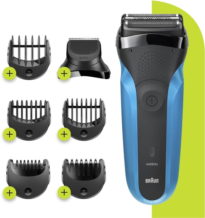 Braun Shaver S3 Shave&Style 310BT Blauw