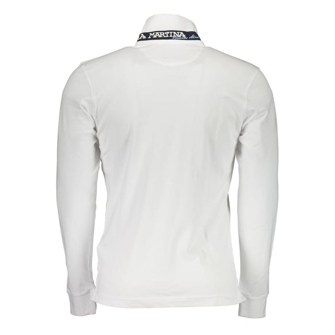 La Martina Elegante Slim Fit Polo met Borduursels