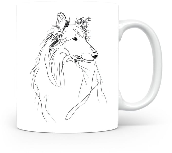 Beker Schotse Collie (Rough Collie)