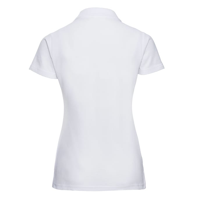 Russell Dames/Dames Klassiek Polycotton Poloshirt (Wit)