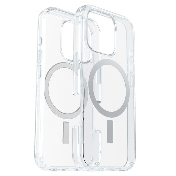 OtterBox Symmetry Clear Backcover MagSafe voor de Apple iPhone 16 Pro - Clear