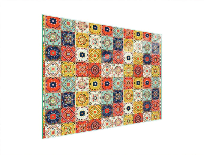 TMK ArtDeko - Snijplank van gehard glas - 40x30 cm - Mozaïek - Antislip