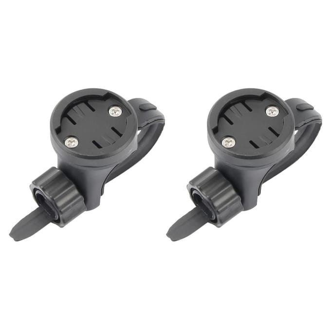 One Piece 2 Pcs Support Universel pour Ordinateur de Vélo sur Guidon Support pour Vélo de Route Antidérapant Convient pour Garmin Varia Radar Feu Arrière Support Rotatif 2PCS