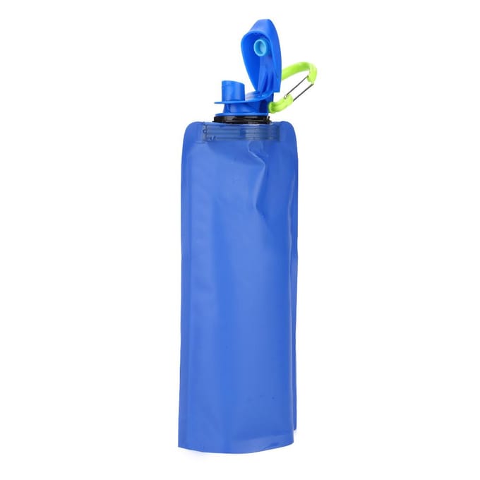 Sac à Eau Portable Pliable Flexible Rétractable 650ML Randonnée Camping Vélo Sport Bouteille