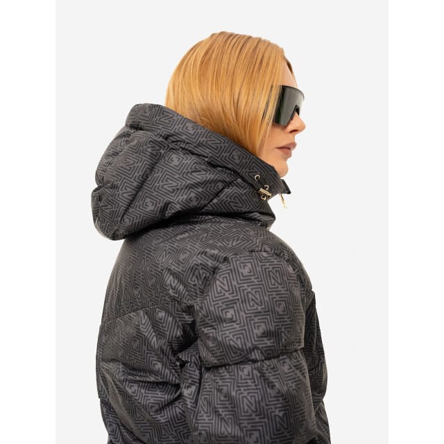 NIKKIE - Newport Logo Jacket - Ski jack dames - Zwart