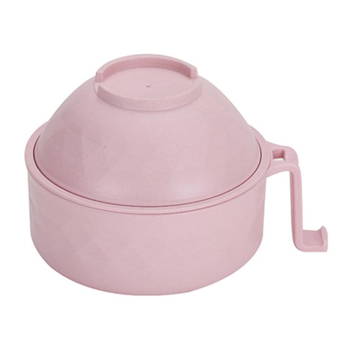 Noedelkom Student Bamboevezel Ramen Kom Set Afdruipen Ramen Kookkom Eetzaal Servies Kit white