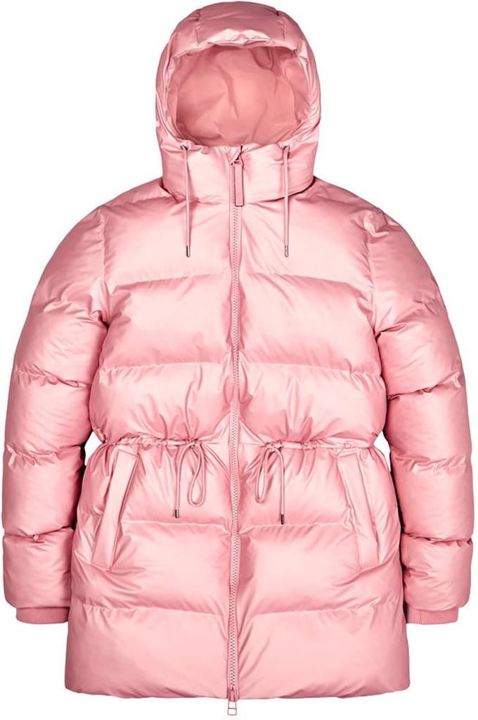 *gevoerd* RAINS 15370 puffer w jacket roze-XL