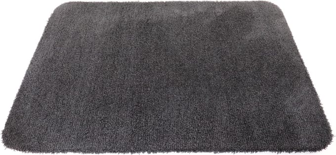 PRIMA - Soft - Badmat - Hangend - WC mat - zwart - antraciet - 50x70cm - antislip