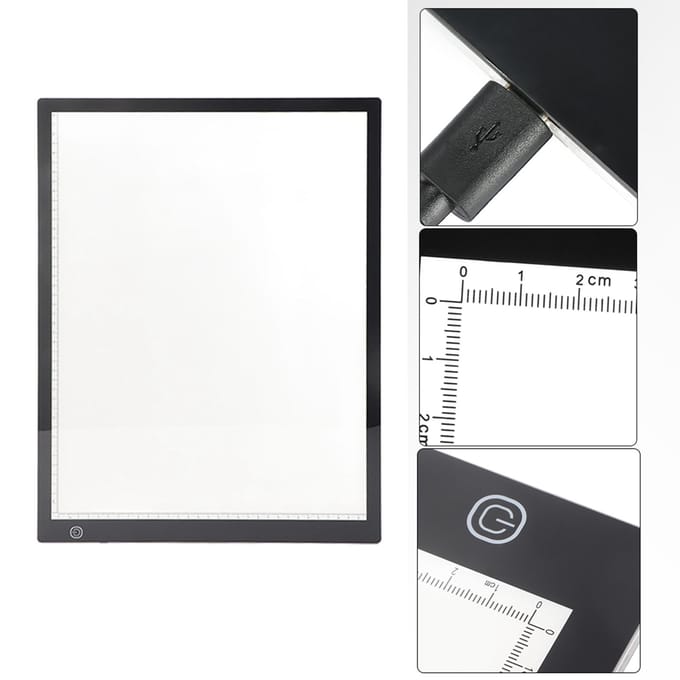 USB A3 LED Lichtbak Grafisch Tablet Touchpad Animatie Potlood Schets