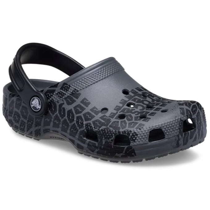 Crocs Classic - Klompen - Kinderen - Tire Print - Slate Grey