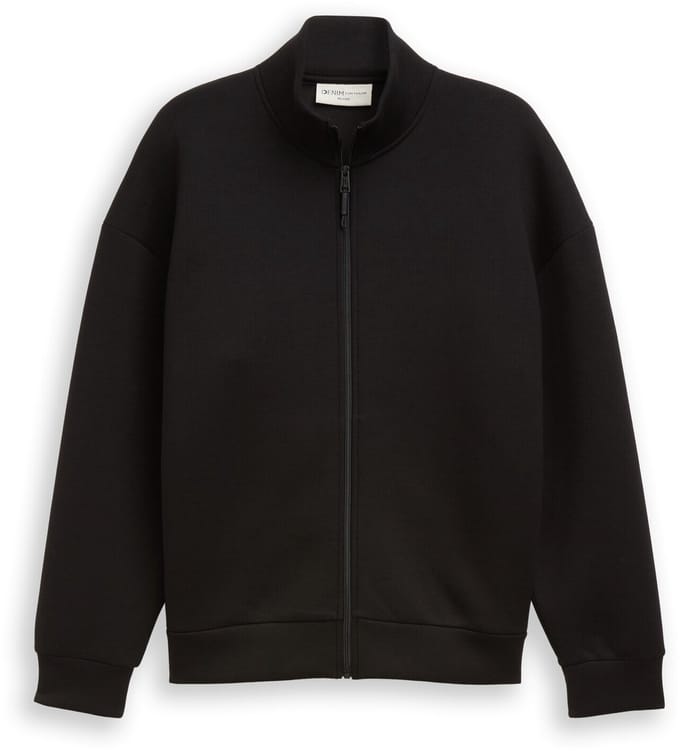 Tom Tailor Denim - Relaxed scuba sweatshirt - Maat XL - Black