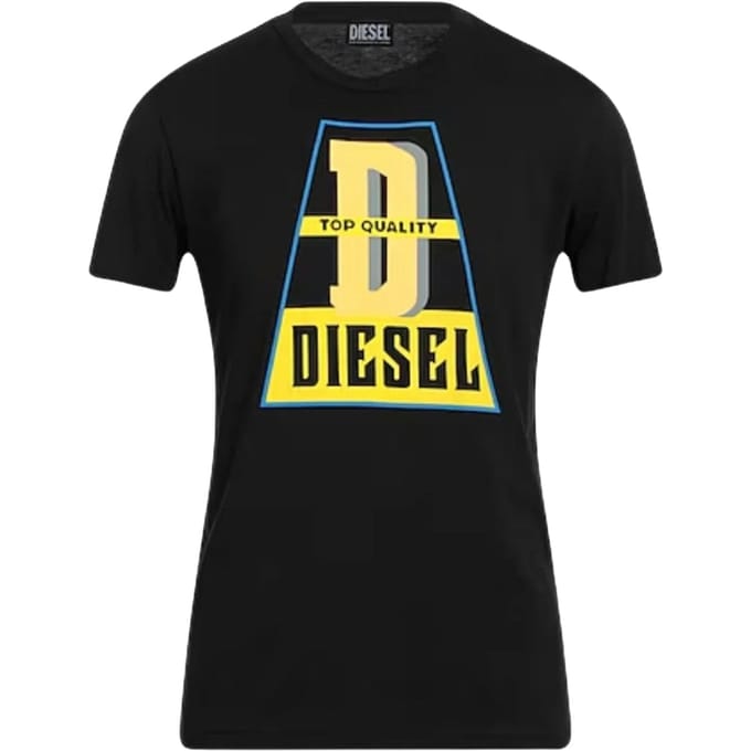 Diesel topkwaliteit logo zwart T-shirt