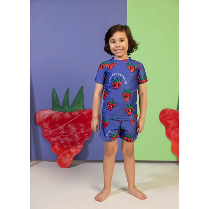 Kinderbad T-shirt Raspberry Republic