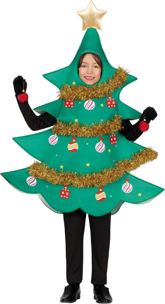 Fiestas Guirca - Kinderkostuum xmas tree 7-9 jaar