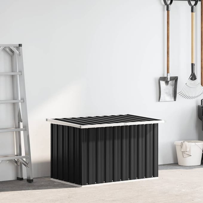 vidaXL - Tuinbox - 109x67x65 - cm - antraciet