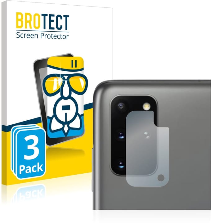 Screenprotector 3 Stuks voor Samsung Galaxy S20 Plus 5G (ALLEEN Camera Lens) Beschermglas transparant