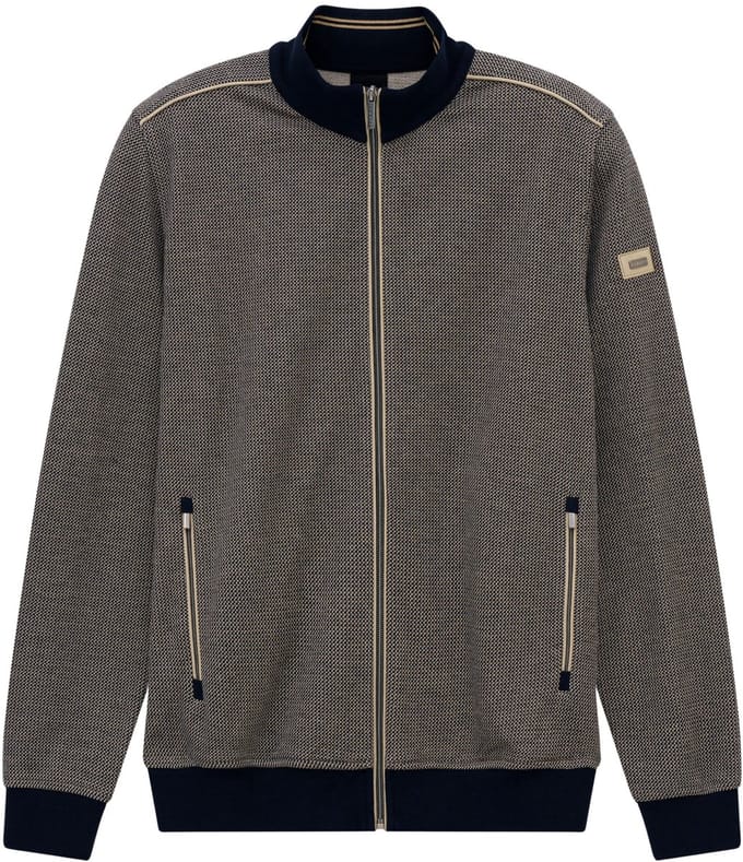 Bugatti - Vest Blauw Bugatti Herren Jacke Wirk Blauw 8750-15142e